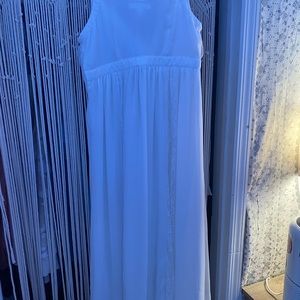 Motherhood MATERNITY white lace dress.